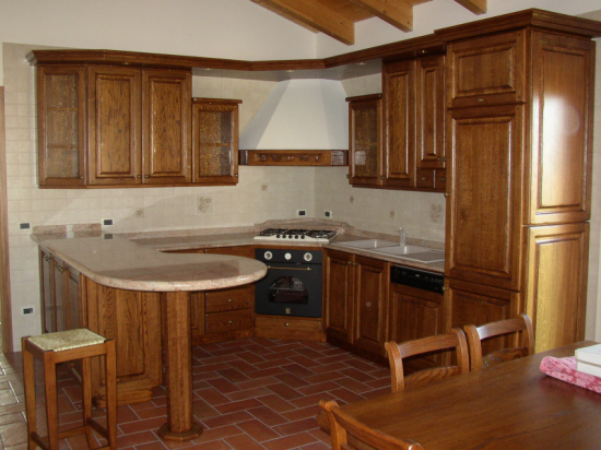 Cucina in rovere