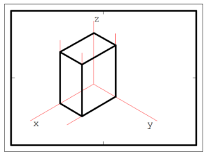 Parallelepipedo 6x4x8 12 isometrica