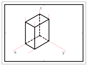 Parallelepipedo 6x4x8 13 isometrica